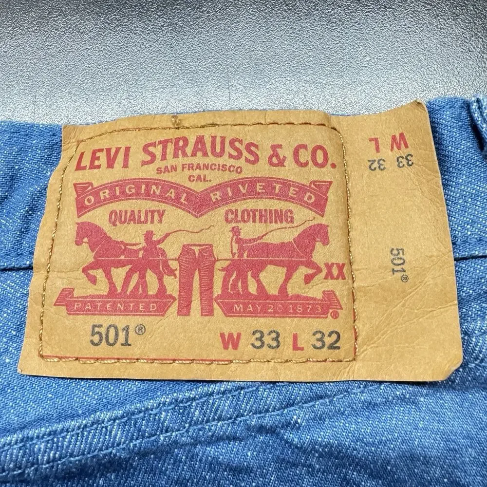 VTG Levi’s Rare Tag Misprint White Oak Series Denim Collector 1032 Made In Mexic